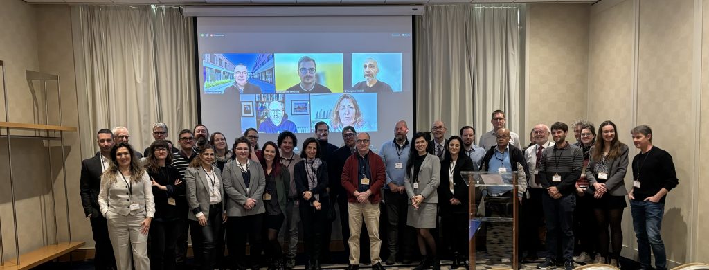 Group photo of the participants in the kick-off meeting of the INTERCEPTOR project, bringing together high containment laboratories